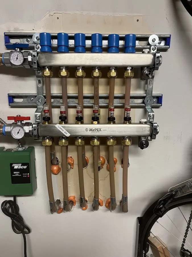 Plumber performing Leak Detection at a residential property in Greenville